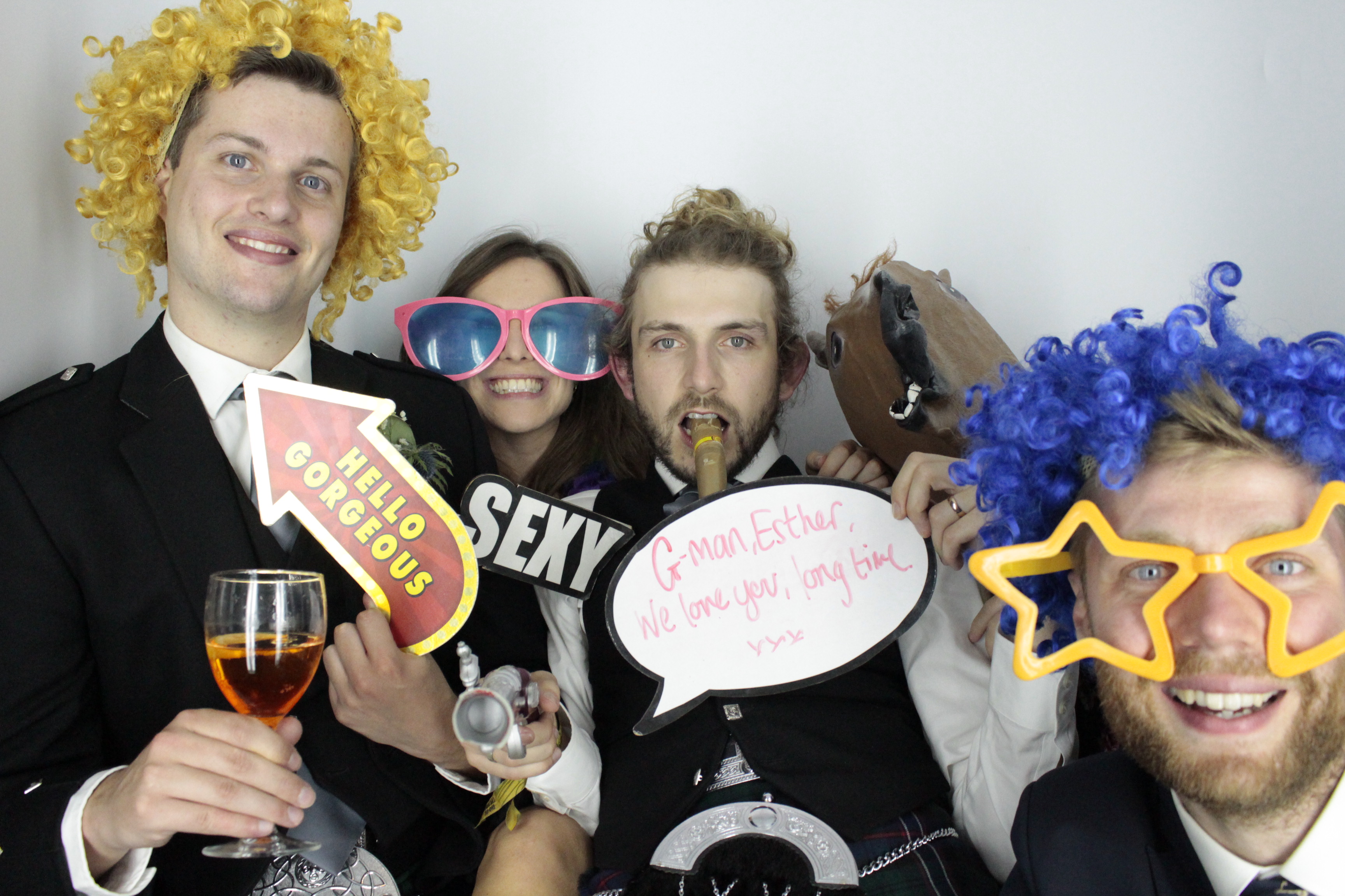 Esther & Gregor's Wedding | View more photos from the event at gallery.myphotoboothexperience.co.uk/u/MyPhotoBoothExperienceLtd/Esther-Gregors-Wedding